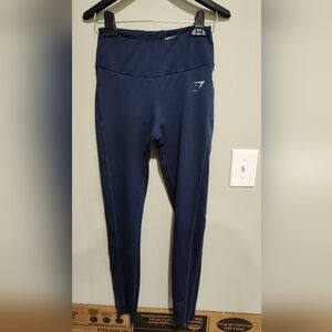 Gymshark Women’s Navy Workout Gym Legging Size medium - dry moisture management